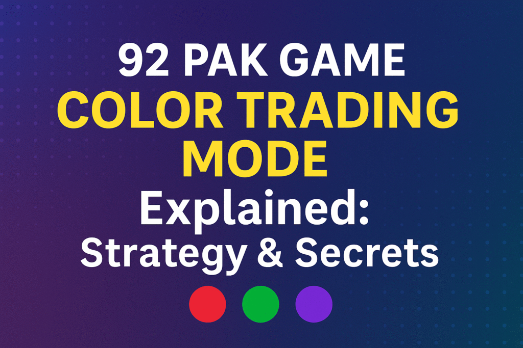 92 PAK Color Trading Mode