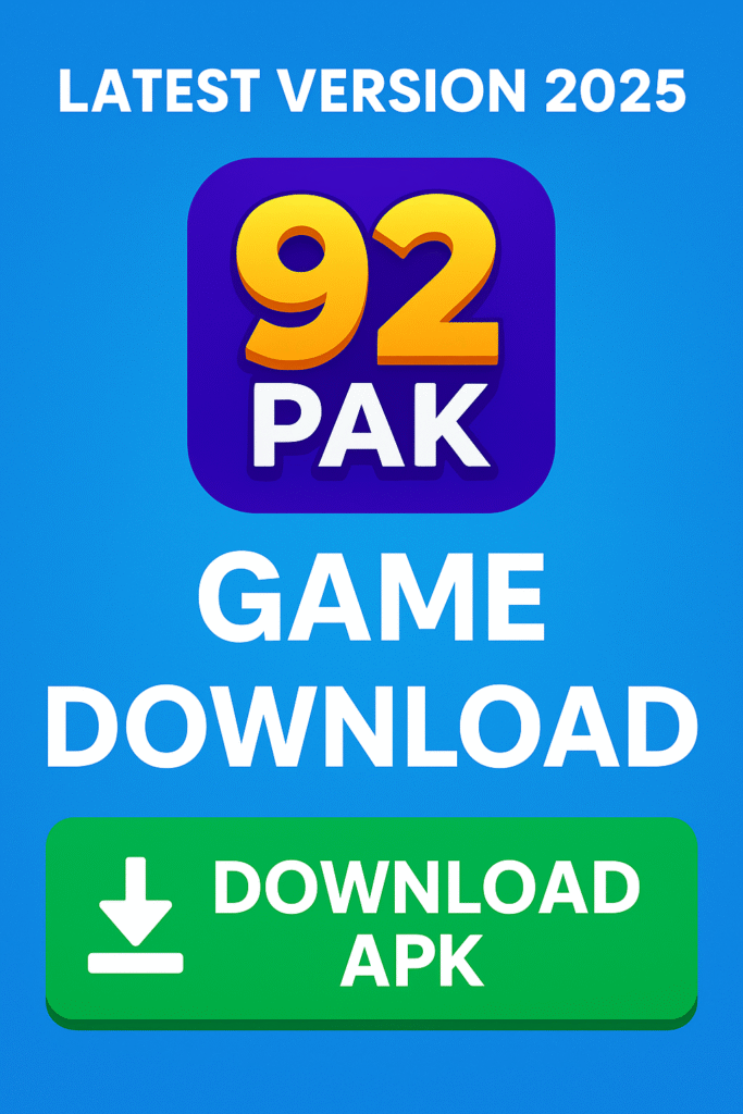 Latest Version 2025 Of The 92 Pak Game Download