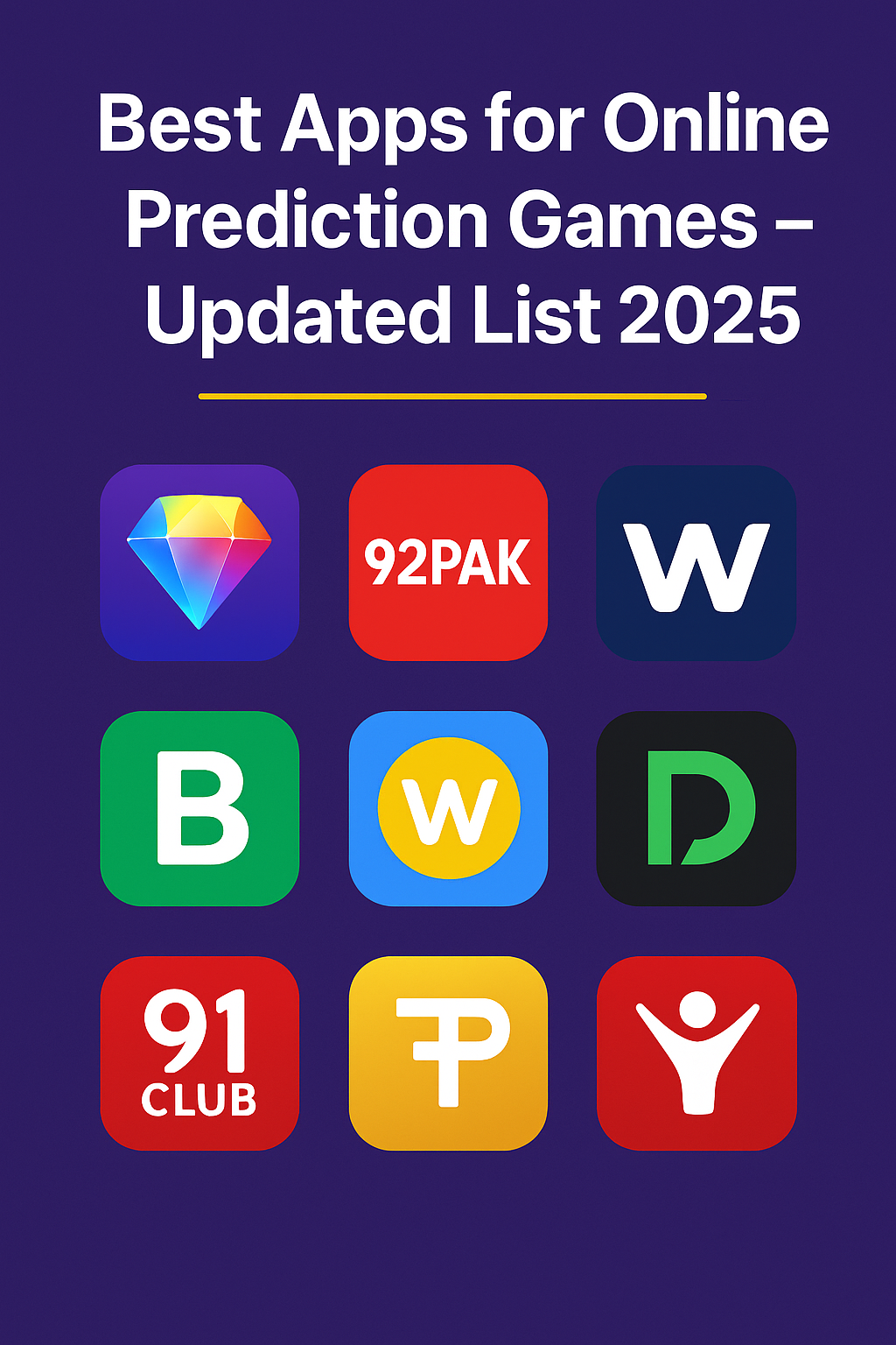 Online prediction apps 2025, Best prediction gaming platforms, Real money prediction games, Fantasy prediction apps, Top color prediction apps, Trusted Wingo apps 2025, Prediction game download apps,