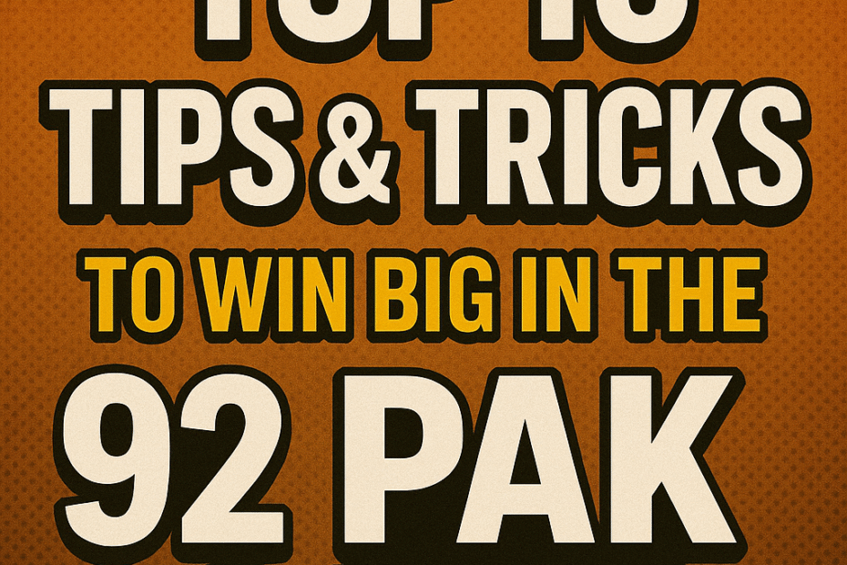 Top 10 Tips & Tricks to Win Big in the 92 PAK Game